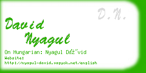 david nyagul business card